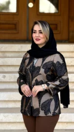ست کت ژاکارد ترک جواهردوزی