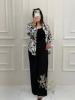 شومیز و شلوار طرح دار شمیم