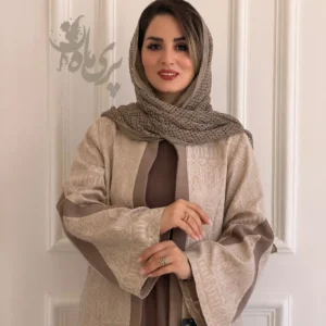 مانتویی راحت با پارچه ژاکارد پنبه‌ای مناسب روزهای گرم