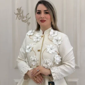 پایین چین عروسکی همراه شلوار تصویر نزدیک تر