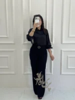 شومیز سرشانه جواهردوزی