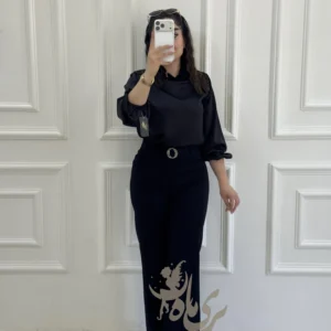 شومیز سرشانه جواهردوزی