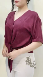 👗 شومیز لمه جلو گره‌ای