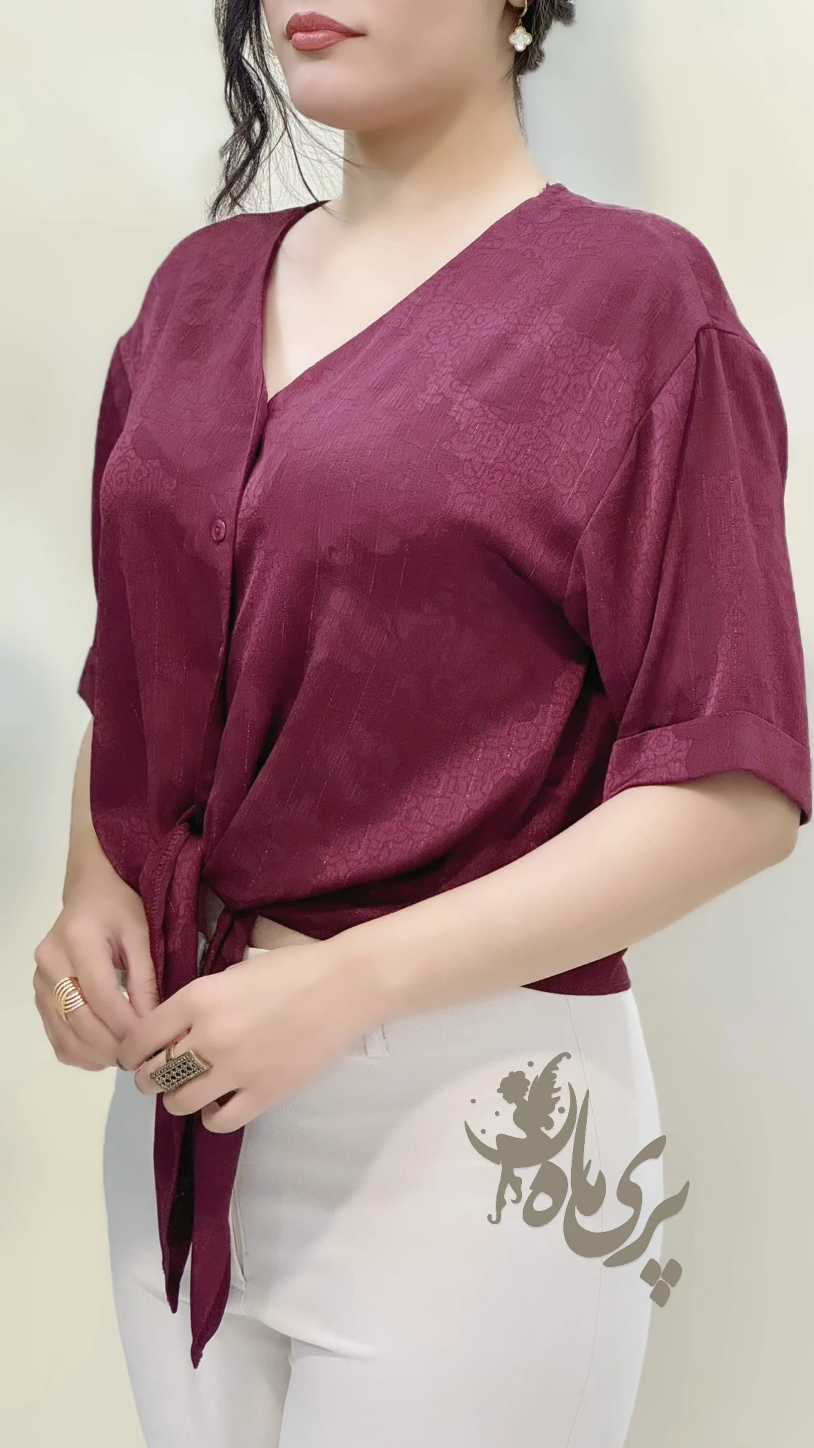 IMG_6481 👗 شومیز لمه جلو گرهای