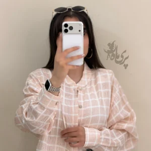 👗 شومیز ابریشمی جلو دکمه
