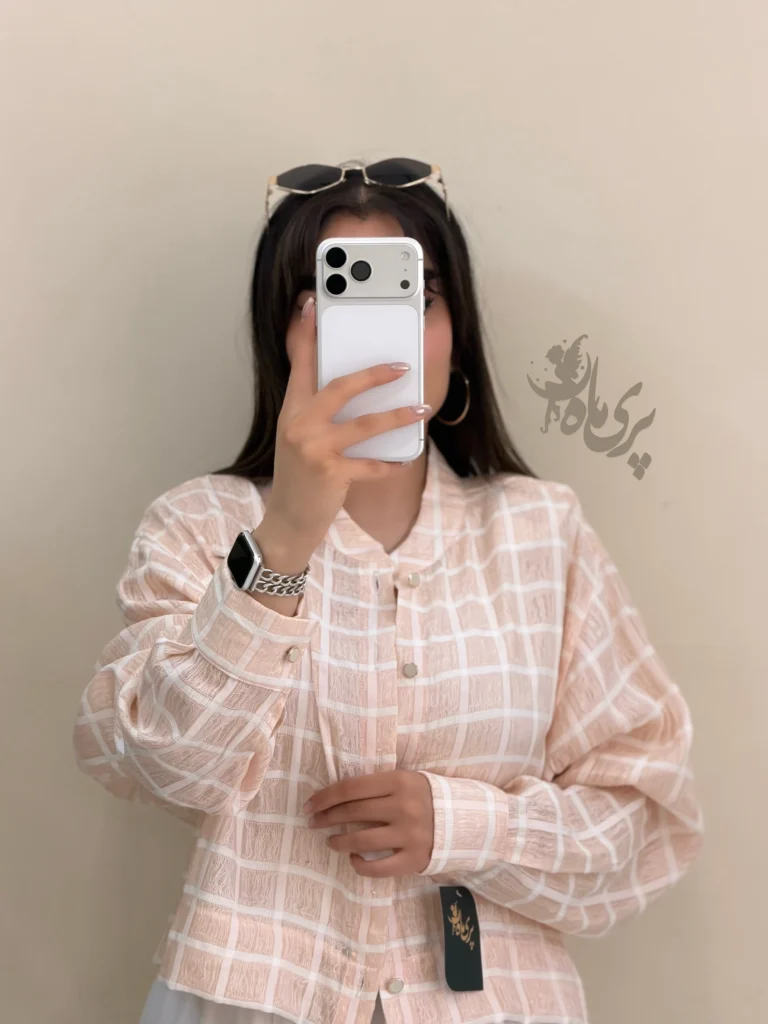 👗 شومیز ابریشمی جلو دکمه