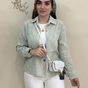 👗 شومیز پنبه‌ای گلدوزی