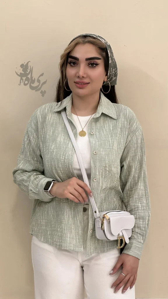 👗 شومیز پنبه‌ای گلدوزی