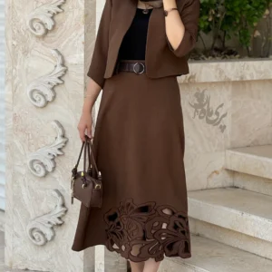 👗 کراپ کت همراه دامن