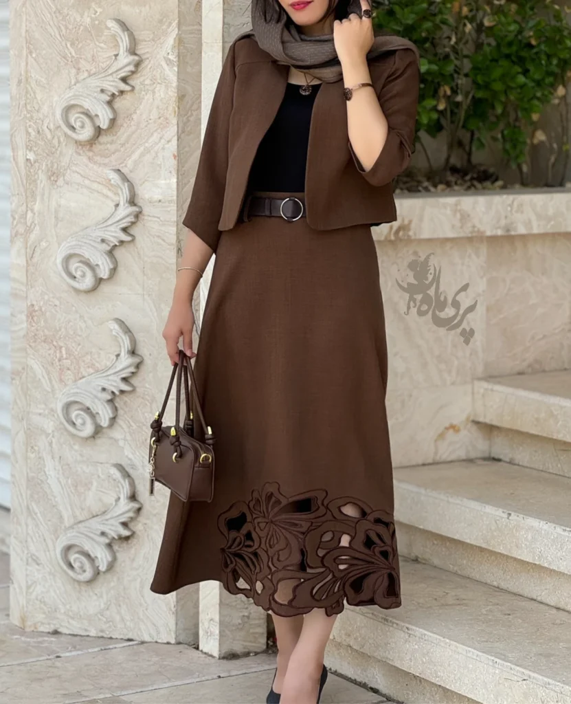 👗 کراپ کت همراه دامن