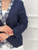 طراحی خاص با پارچه لینن خنک و گلدوزی ظریف