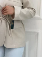 طراحی ساده و شیک با پارچه لینن سبک و خنک