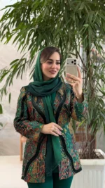 کت ژاکارد آهو