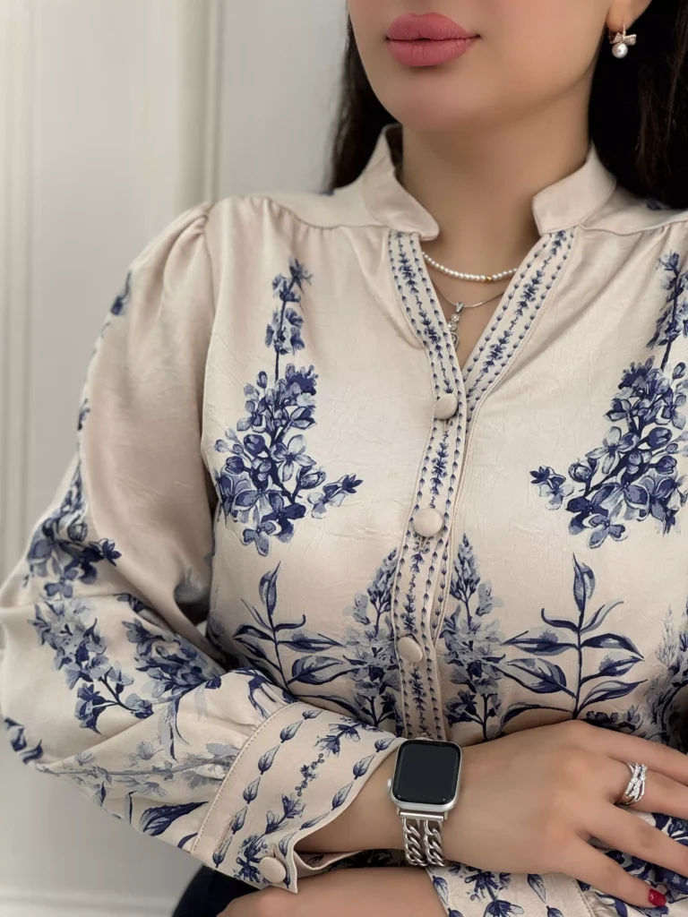 👚 شومیز کراپ طرح چینی
