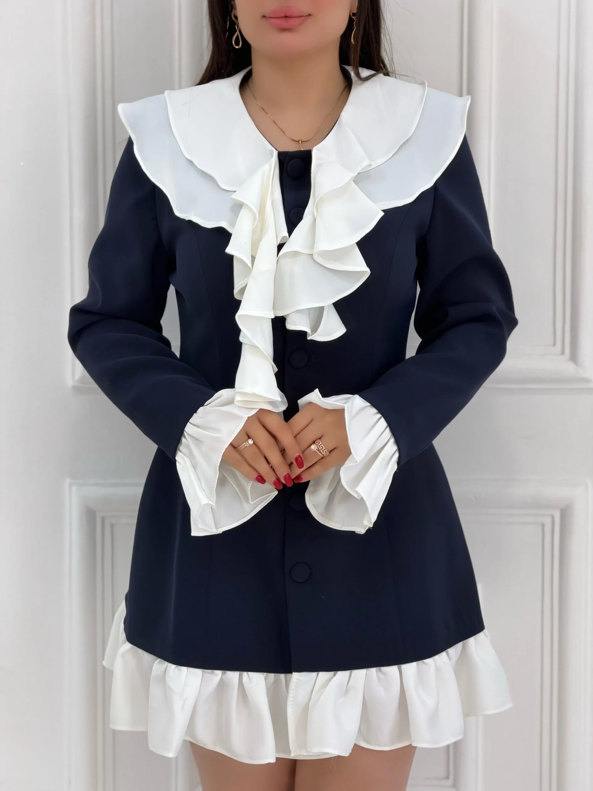 IMG_2910 👗 پیراهن دخترانه یقه چین