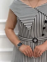 👗 پیراهن راه‌راه ماهلین