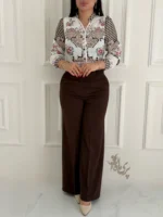 👚 شومیز جولیا طرح پولکی